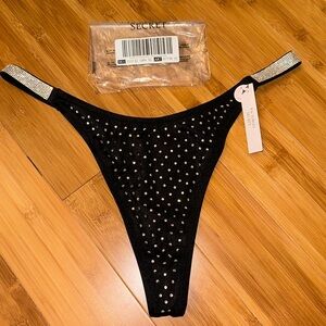 Victoria’s Secret Swim Shine Strap Thong Bikini Bottom